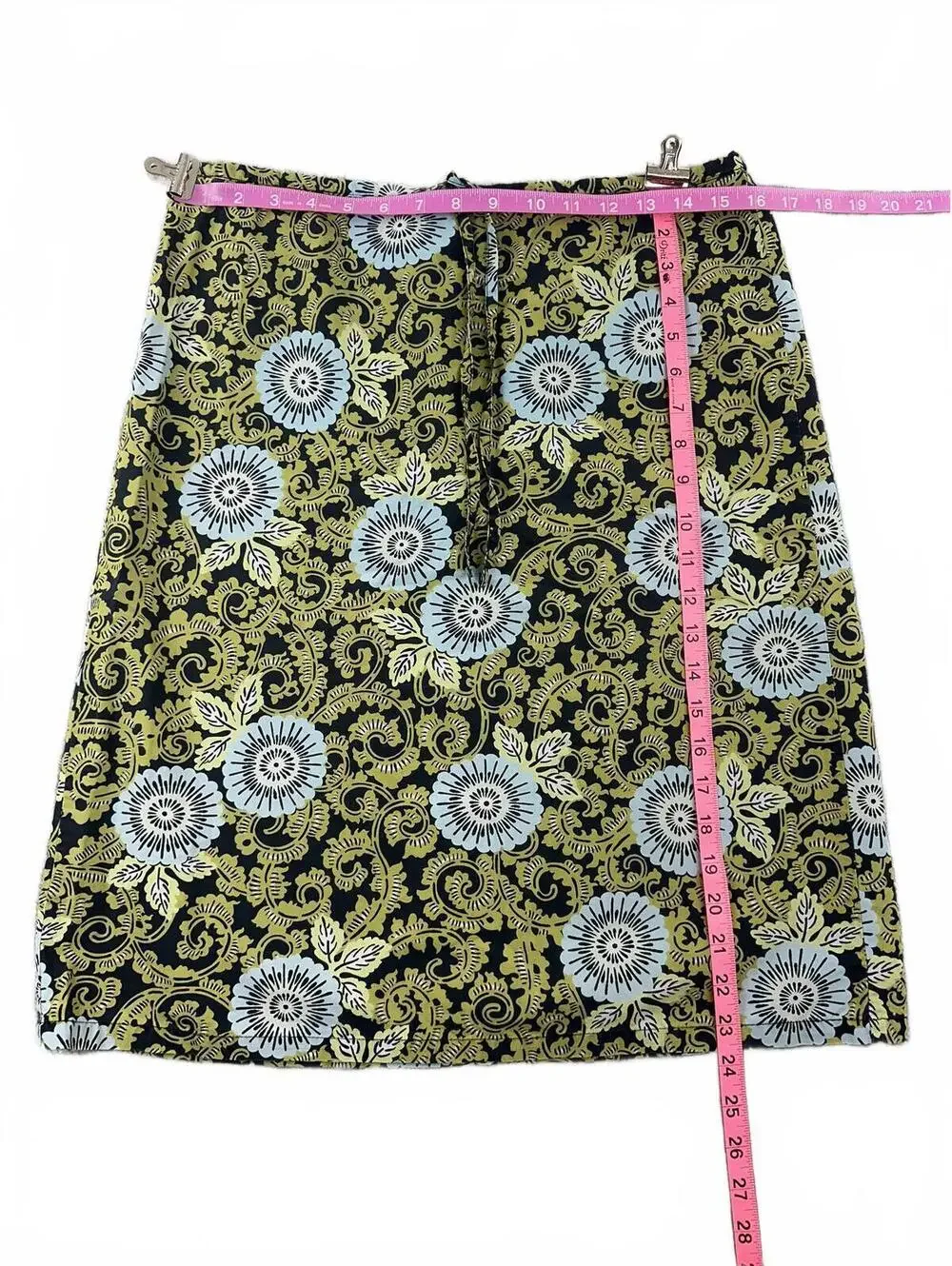 The Limited Strapless Dress and Tie Waist Skirt or Tube Top in Green Blue Bold